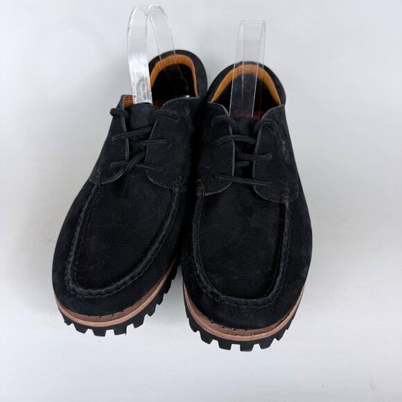 Timberland Jackson's Landing Oxford Men's 9 Black Lace-Up Low Top Moc Toe - Picture 4 of 10